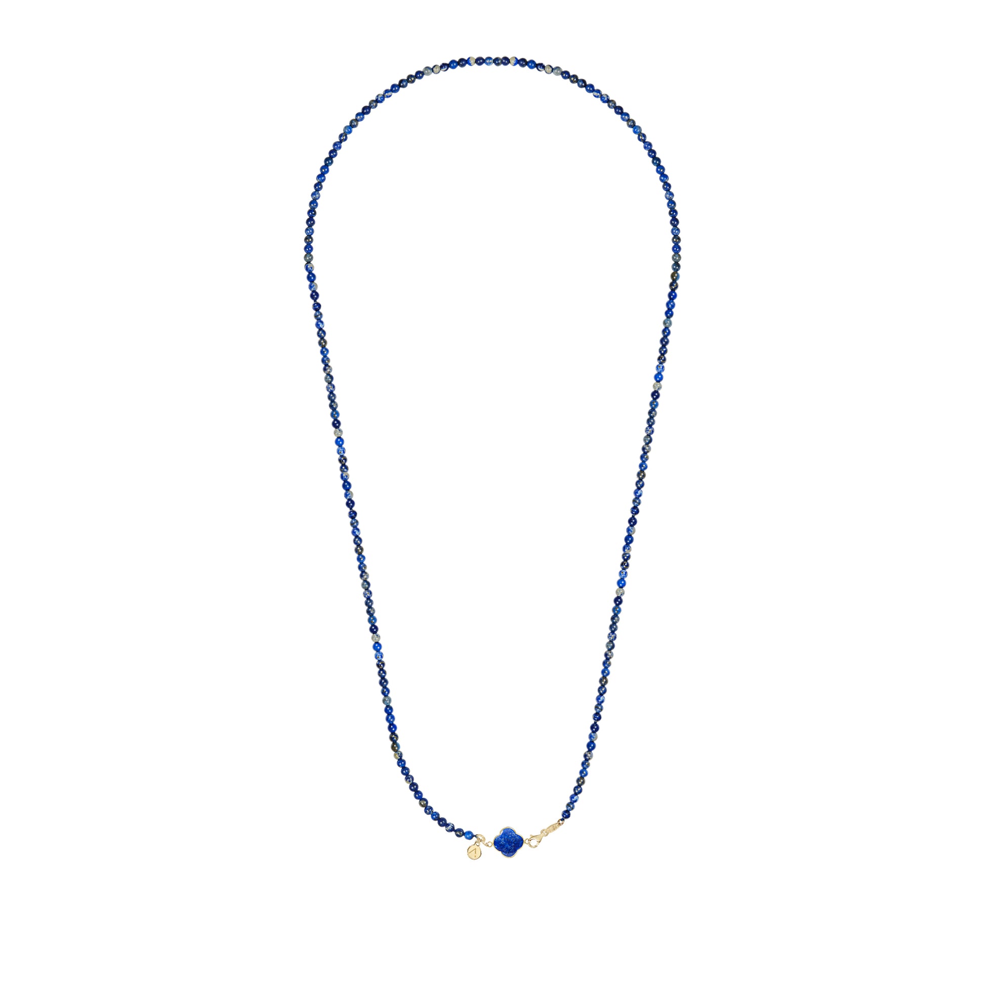 Short eco pearl necklace, cross pendant, 9K yellow gold, Madre Perla stone