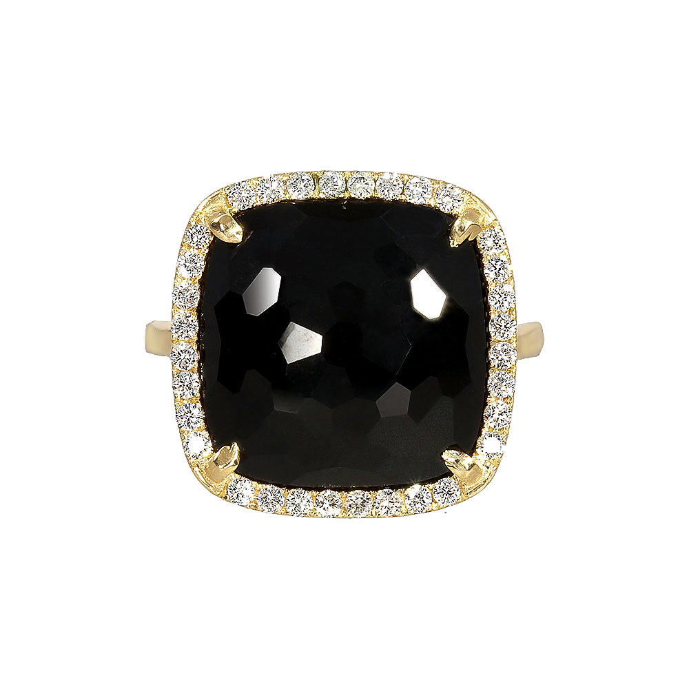 Adjustable heart-shaped ring, 925 silver, Madre Perla and Zircon stones