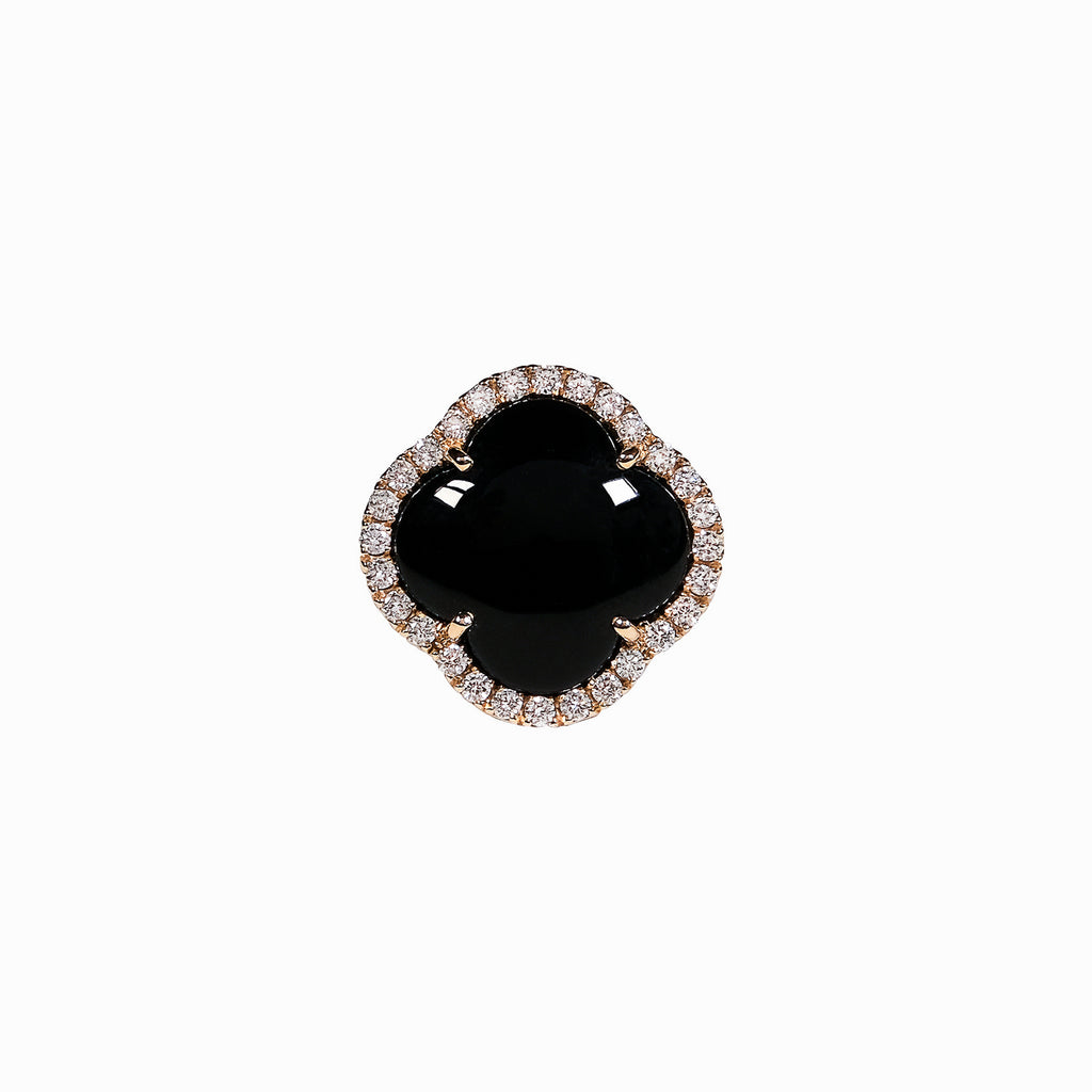 Adjustable heart-shaped ring, 925 silver, Madre Perla and Zircon stones